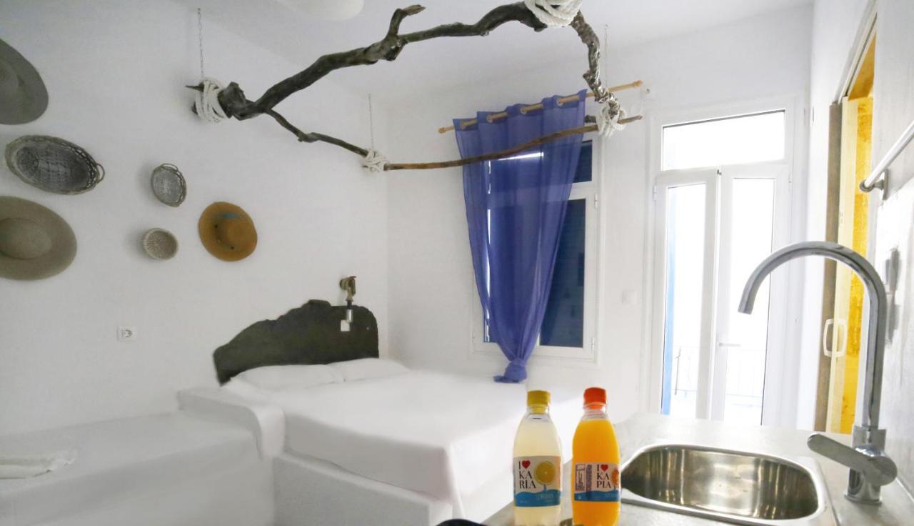 Stamatia'S Rooms Agios Kirykos  Ngoại thất bức ảnh